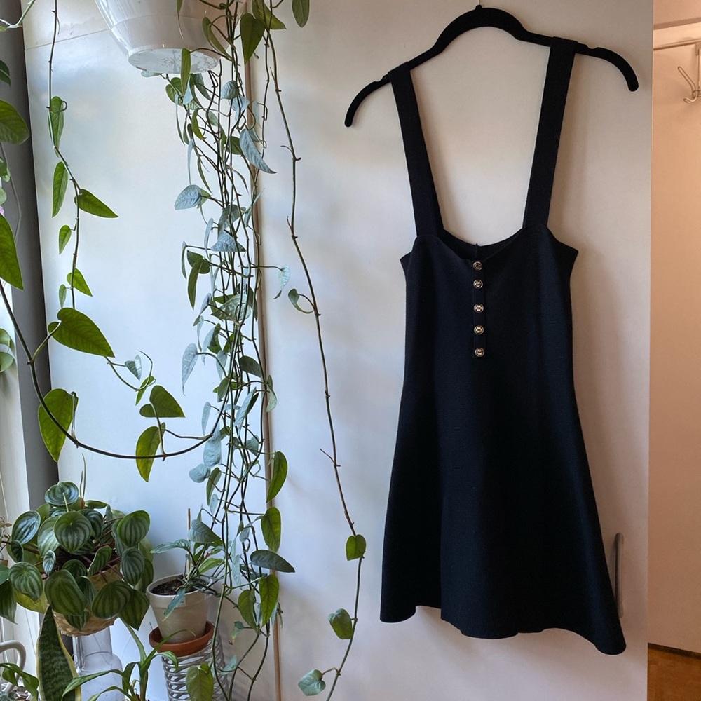 knit overall dress